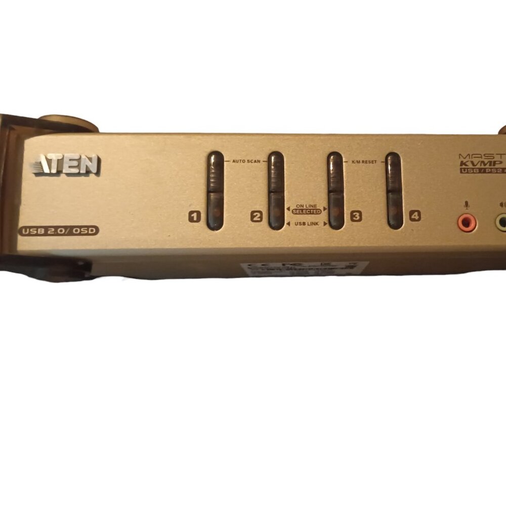 Aten CS1744 4-PORT Dual View - VGA USB KVM Switch - Unit Only - No cables